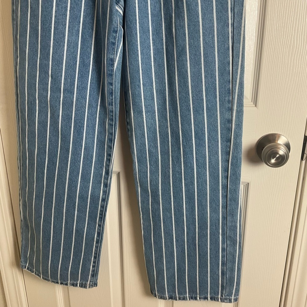 Forever 21 90’s fit Striped Blue Women's Jeans
Size 28 - Picture 5 of 9